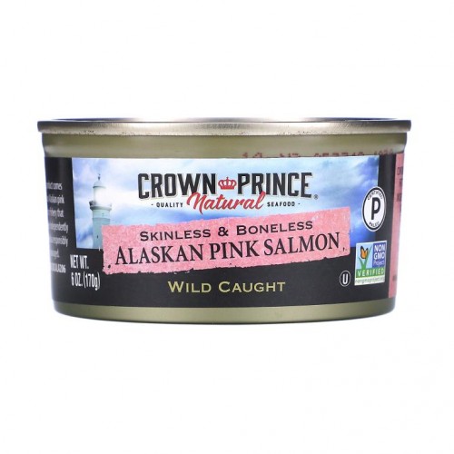 Crown Prince Natural, 알래스카 홍연어, 껍질 및 뼈 제거, 170g(6oz)
