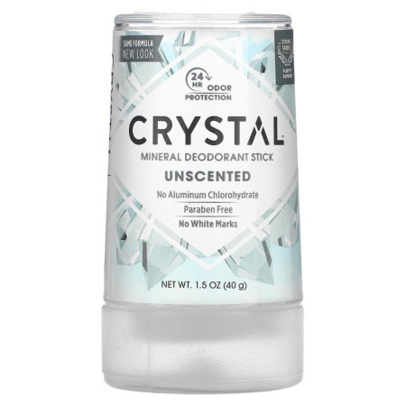 Crystal Body Deodorant, 미네랄 데오드란트 스틱, 무향, 40g(1.5oz)