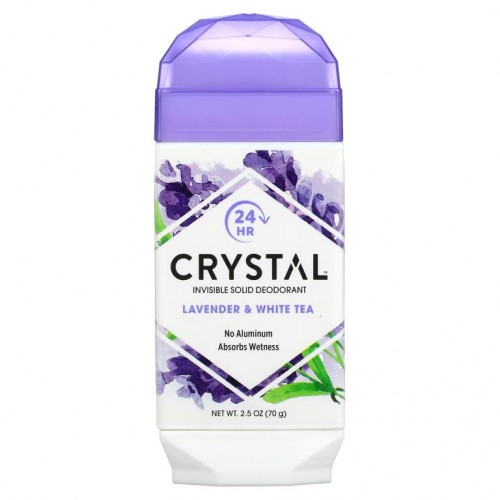 Crystal Body Deodorant, 천연 데오드란트, 라벤터 & 백차, 70 g (2.5 oz)