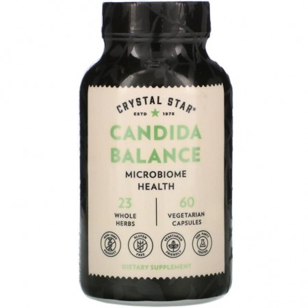 Crystal Star, Candida Balance, 베지 캡슐 60정
