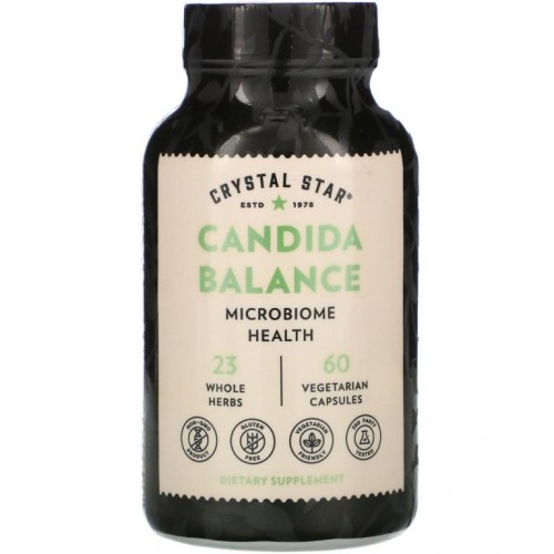 Crystal Star, Candida Balance, 베지 캡슐 60정