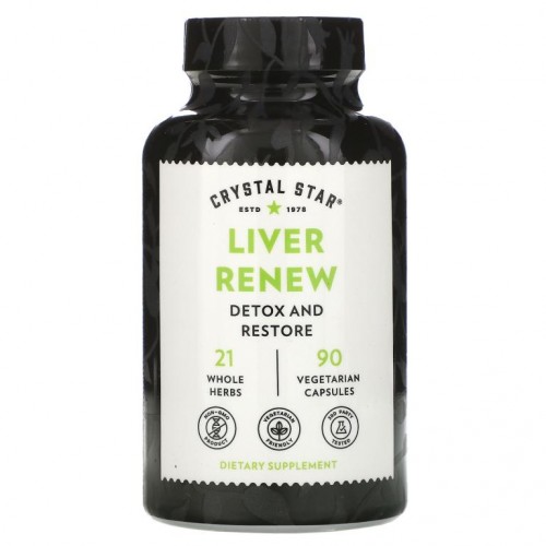 Crystal Star, Liver Renew, 베지 캡슐 90정