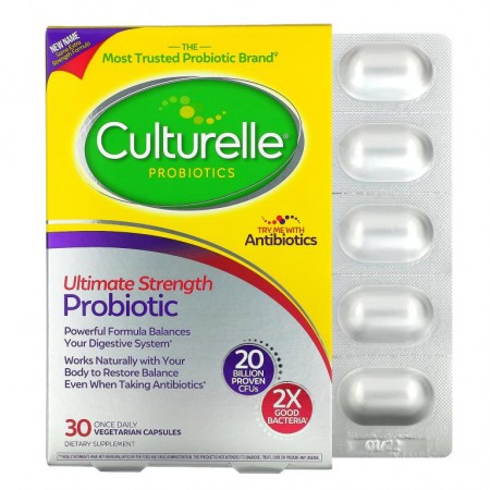 Culturelle, 얼티밋 스트렝스 프로바이오틱, 200억 CFU, 베지 캡슐 30정