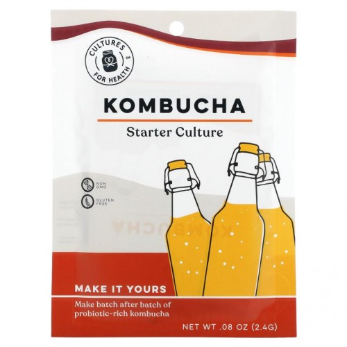 Cultures for Health, 콤부차, 1팩, 2.4g(0.08oz)
