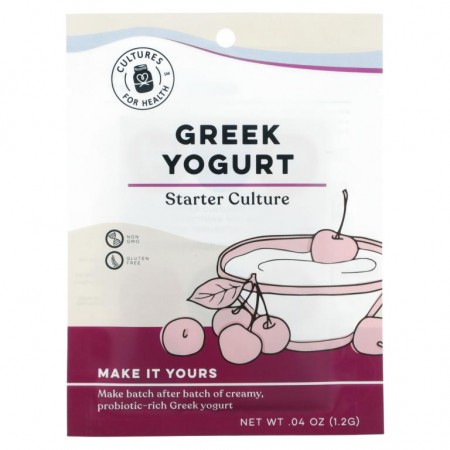 Cultures for Health, 그릭 요거트, 2팩, 1.2g(0.04oz)