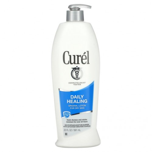 Curel, 데일리 힐링, 건조한 피부를 위한 오리지널 로션, 20fl oz(591ml)