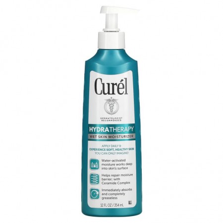 Curel, Hydra Therapy, 웻 스킨 모이스처라이저, 12fl oz(354ml)