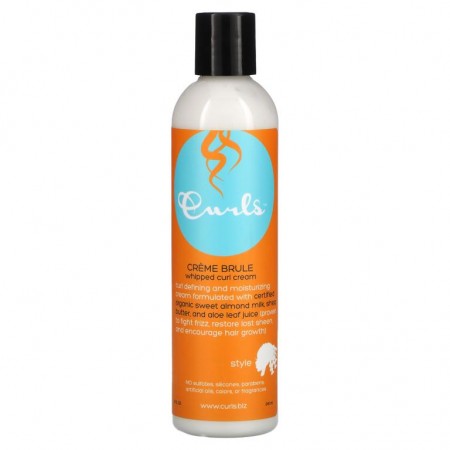 Curls, Whipped Curl Cream, Creme Brule, 8 fl oz (240 ml)