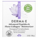 DERMA E, 어드밴스드 펩타이드 & 플로라-콜라겐 모이스처라이저, 56g(2oz)