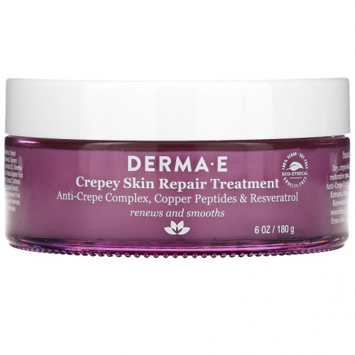 DERMA E, 크레피 스킨 리페어 트리트먼트, 180g(6oz)