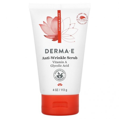DERMA E, 주름 방지 스크럽, 4 oz (113 g)