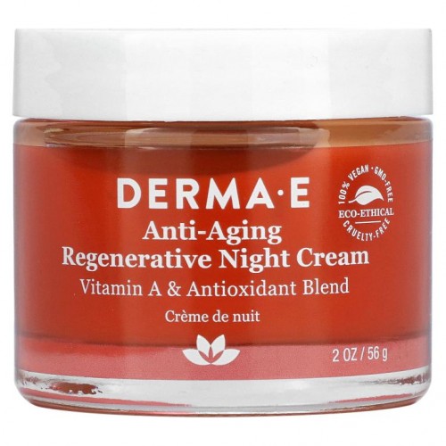 DERMA E, 안티에이징 리제너레이티브 나이트 크림, 56(2oz)