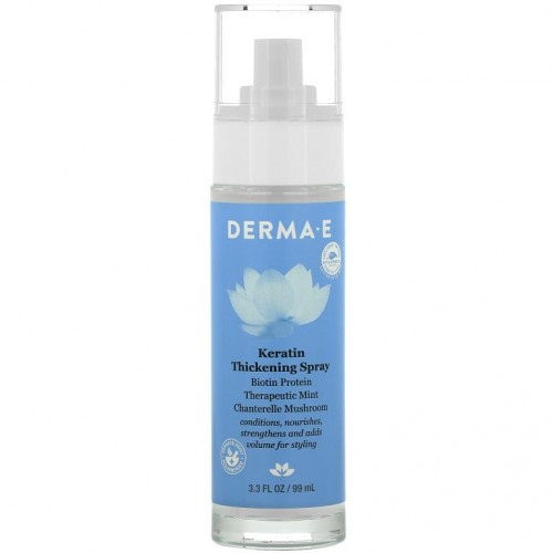 DERMA E, 케라틴 띠크닝 스프레이, 99ml(3.3fl oz)