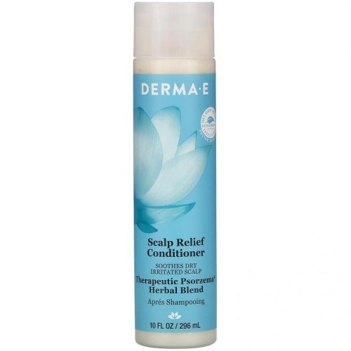 DERMA E, 두피 완화 컨디셔너, Therapeutic Psorzema 허브 블렌드, 296ml(10fl oz)
