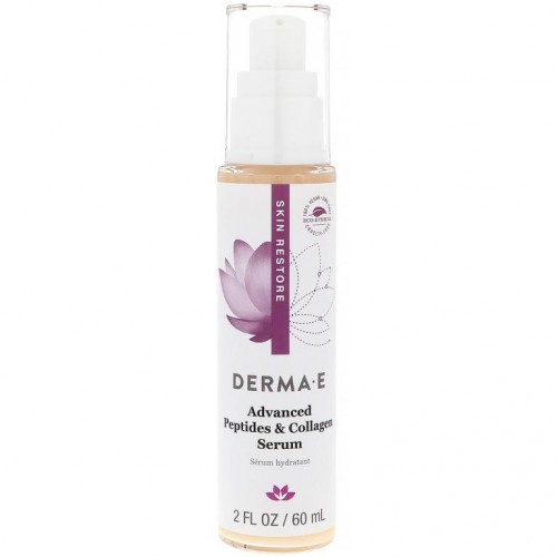 DERMA E, Advanced 펩타이드 & 콜라겐 세럼, 60ml(2fl oz)