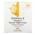DERMA E, 비타민C 인텐스 나이트 크림, 56g(2oz)