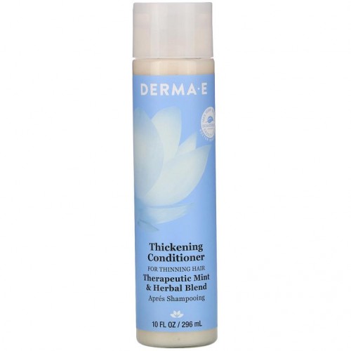 DERMA E, Thickening Conditioner, Therapeutic Mint & Herbal Blend, 10 fl oz (296 ml)