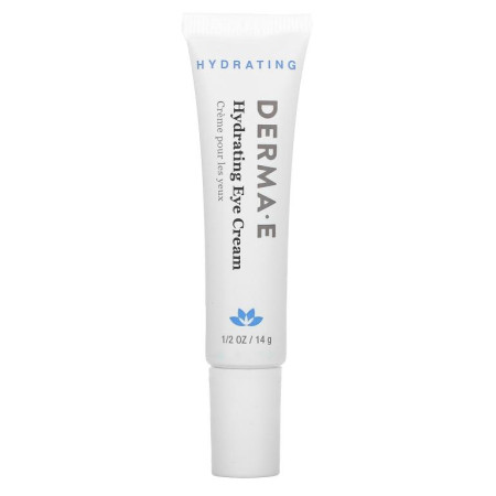 DERMA E, 수분 공급 아이 크림 히알루론산 & 녹차 함유, 14g(1/2oz)