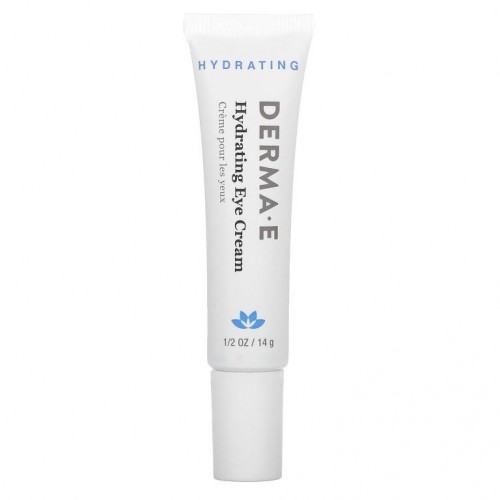 DERMA E, 수분 공급 아이 크림 히알루론산 & 녹차 함유, 14g(1/2oz)