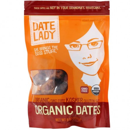Date Lady, 유기농 대추야자, 227g(8oz)