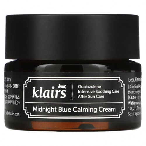 Dear, Klairs, 미드나이트 블루 진정 크림, 1 oz (30 ml)