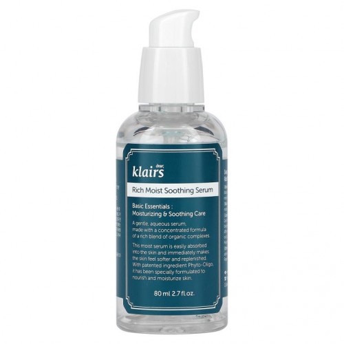Dear, Klairs, 풍부한 수분 진정 세럼, 2.7 fl oz (80 ml)