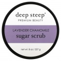 Deep Steep, 설탕 스크럽, 라벤더 카모마일, 227g(8oz)