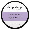 Deep Steep, 설탕 스크럽, 라벤더 바닐라, 227g(8oz)