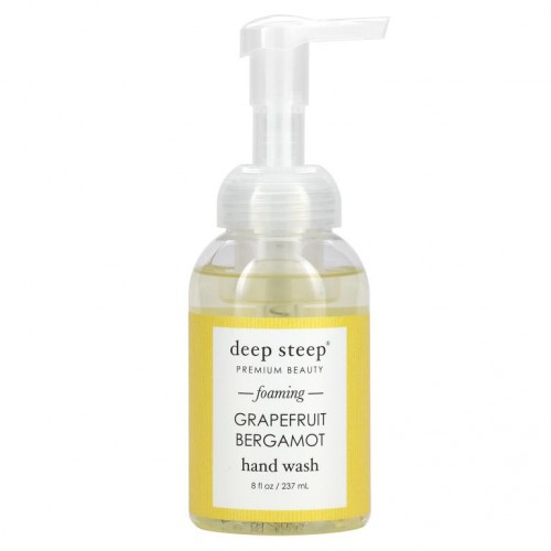 Deep Steep, 포밍 핸드 워시, 자몽 베르가모트, 237ml(8fl oz)