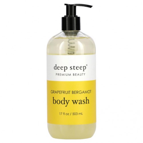 Deep Steep, 바디 워시, 자몽 베르가모트, 503ml(17fl oz)