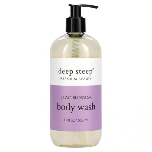 Deep Steep, 바디 워시, 라일락 블라섬, 503ml(17fl oz)