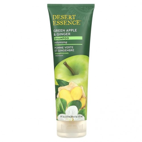 Desert Essence, 샴푸, 볼류마이징, 그린 애플 & 진저, 237ml(8fl oz)