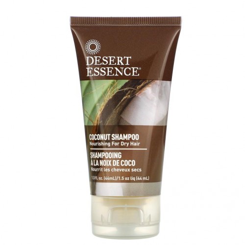 Desert Essence, 여행용 사이즈, 코코넛 샴푸, 44 ml(1.5 fl oz)