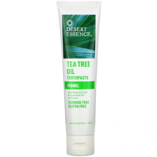 Desert Essence, 차나무 오일 치약, 회향, 6.25 oz (176 g)