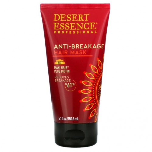 Desert Essence, 안티 브레이키지 헤어 마스크, 150.8ml(5.1fl oz)