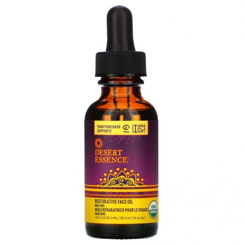 Desert Essence, 재생 페이스 오일, 28.3ml(.96fl oz)