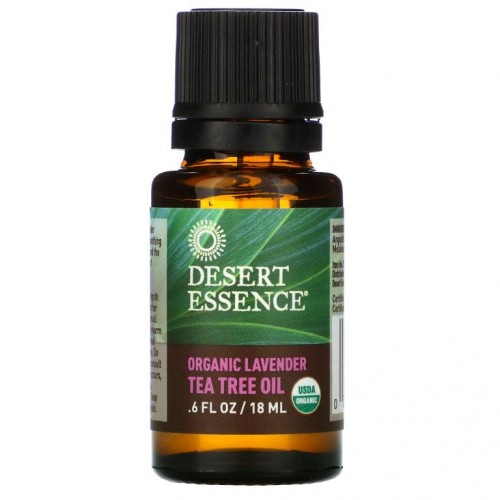Desert Essence, 오가닉 라벤더 티트리 오일, .6 액량 온스 (18 밀리리터)