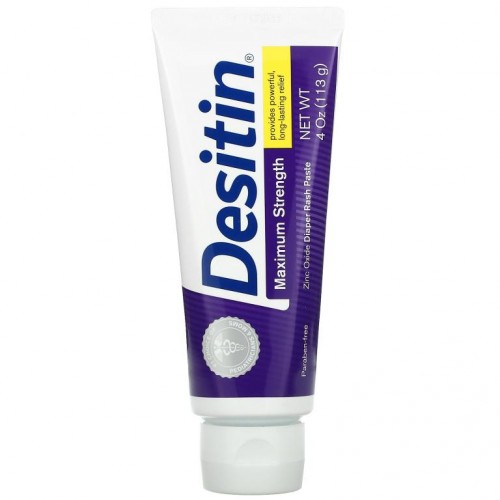 Desitin, 기저귀 발진 연고, 최고 강도, 4 oz (113 g)