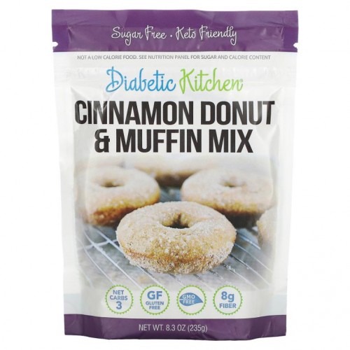 Diabetic Kitchen, Cinnamon Donut & Muffin Mix, 8.3 oz ( 235 g)