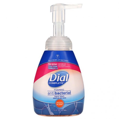 Dial, Complete, 포밍 안티 박테리아 핸드 워시, 오리지널 향, 221ml(7.5fl oz)