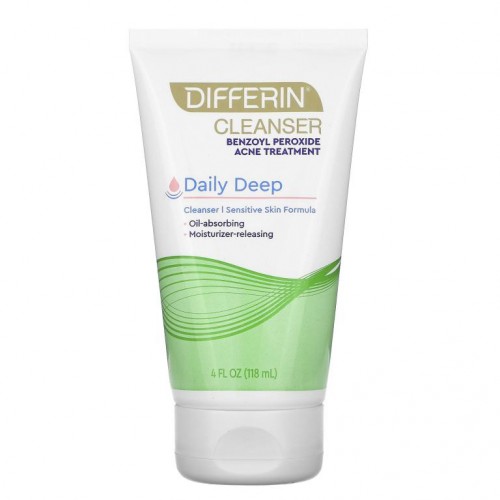 Differin, 데일리 딥 클렌저, 118ml(4fl oz)