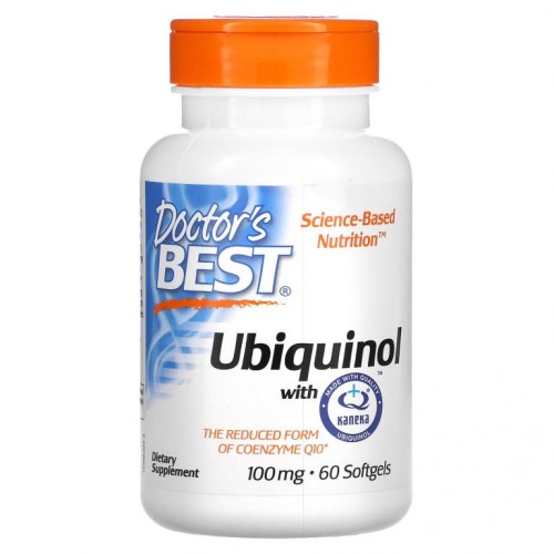 Doctor's Best, 카네카 함유 유비퀴놀, 100mg, 소프트젤 60정