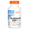Doctor's Best, BenfoPure 함유 벤포티아민, 150mg, 베지 캡슐 360정