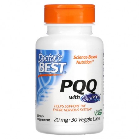 Doctor's Best, BioPQQ 함유 PQQ, 20mg, 베지 캡슐 30정