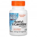 Doctor's Best, Biosint 카르니틴이 함유된 아세틸-L-카르니틴, 500mg, 베지 캡슐 60정