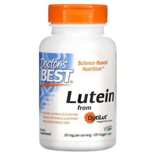 Doctor's Best, OptiLut 루테인, 캡슐당 10mg, 베지 캡슐 120정