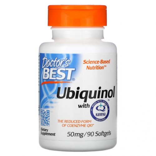 Doctor's Best, Ubiquinol with Kaneka, 50mg, 소프트젤 90정
