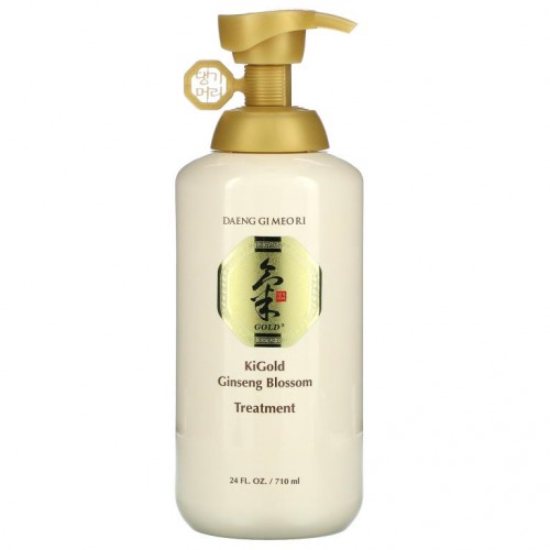 Doori Cosmetics, 댕기머리, 기골드 진생 블라썸 트리트먼트, 710ml(24fl oz)