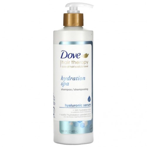 Dove, 헤어 테라피, 하이드레이션 스파 샴푸, 400ml(13.5fl oz)