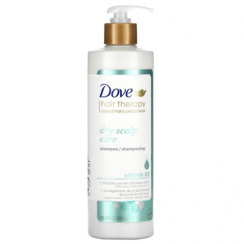 Dove, Hair Therapy, Dry Scalp Care Shampoo with Vitamin B3, 13.5 fl oz (400 ml)